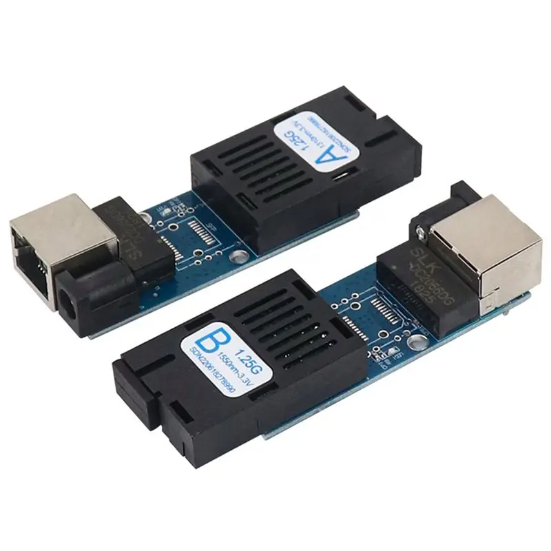 

ABKN-Placa Metro Fibra 5 Pairs Mini SC Gigabit Optic Media Converter A/B 1F1E PCBA/Board Singlemode 100/1000M Fiber Switch