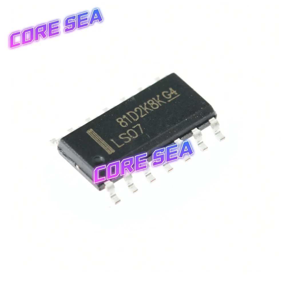 SN74LS07DR 74LS07 LS07 SMT SOP14 3.9MM SMT Circuito Integrado LS07 LSO7