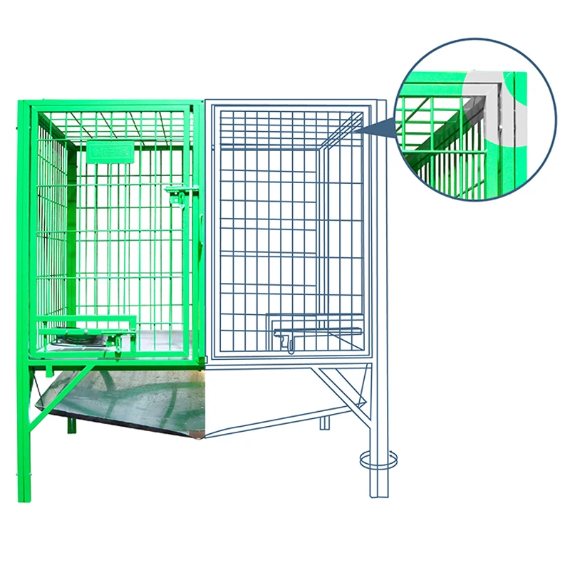 High Quality Durable Heavy duty Multi-Function Customized Iron Steel  Pet cage Kennels for large dogs outdoor Dog crate