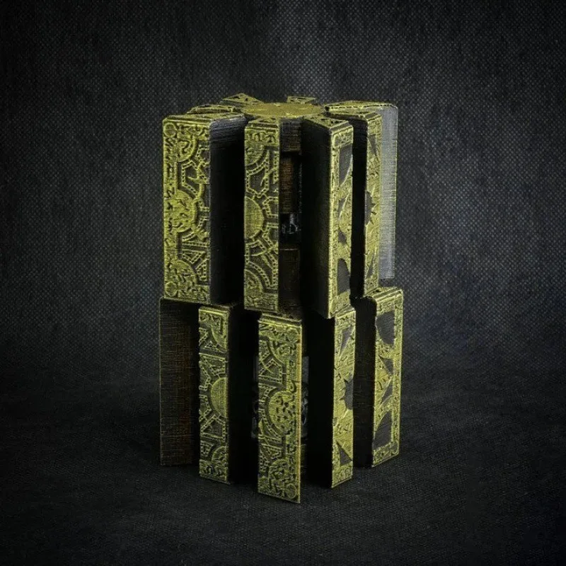Working Lemarchand's Lament Configuration Lock Puzzle Box from Hellraiser Decor Creative with Lock Detachable Magic Cube