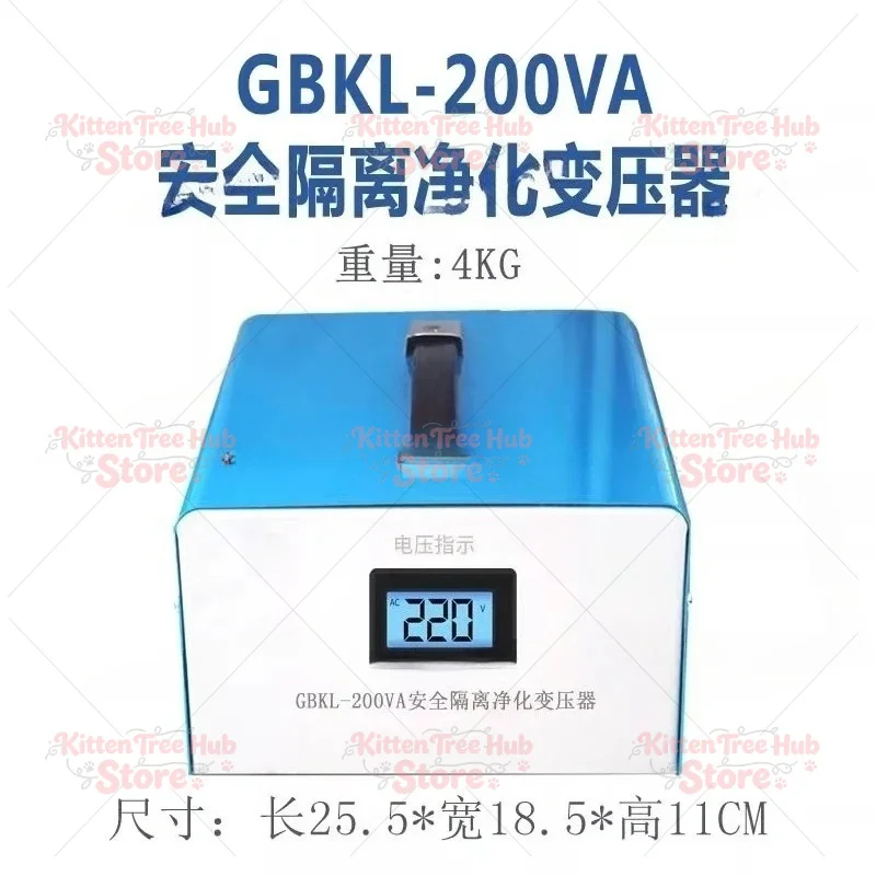 Suitable for safety isolation and voltage regulation transformers ranging from 220V to 220V for audio equipment maintenance