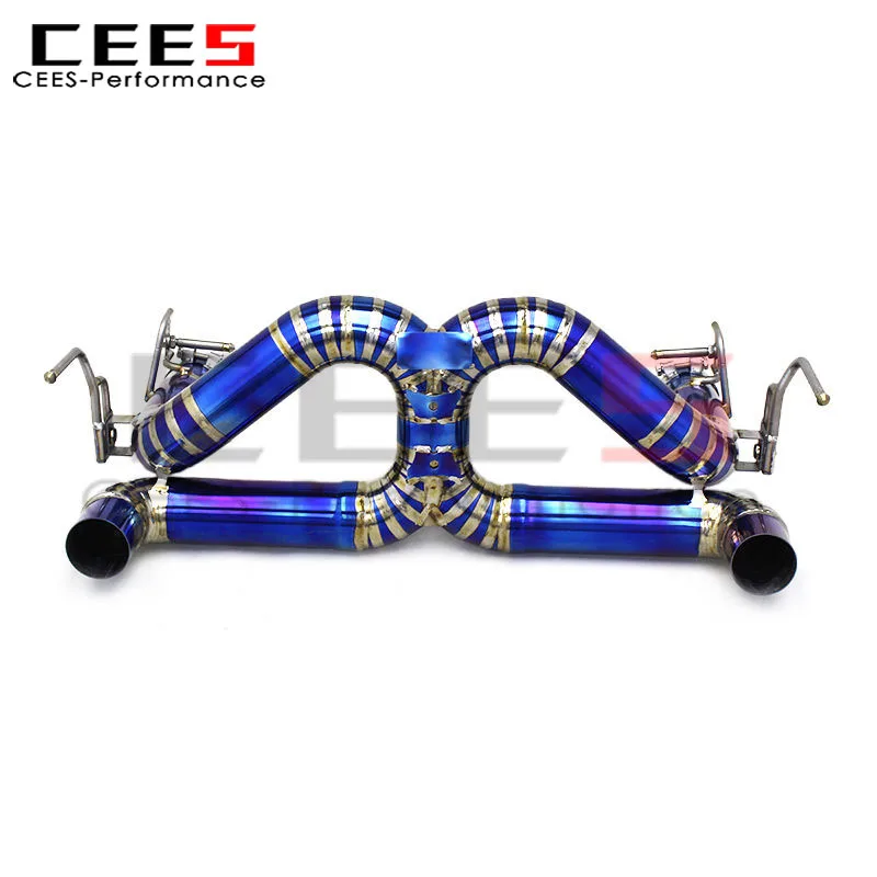 

Автомобильная выхлопная система CEES для Ferrari 488 (2015-2019) Высокопроизводительный глушитель выхлопных труб Escape Catback