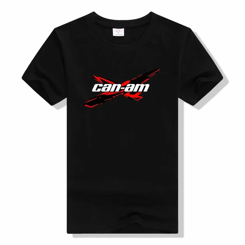 Arrived Mens t shirt Can-Am Team Brp Atv Black Short Sleeve T-Shirt men fashion summer casual cotton tee t shirt