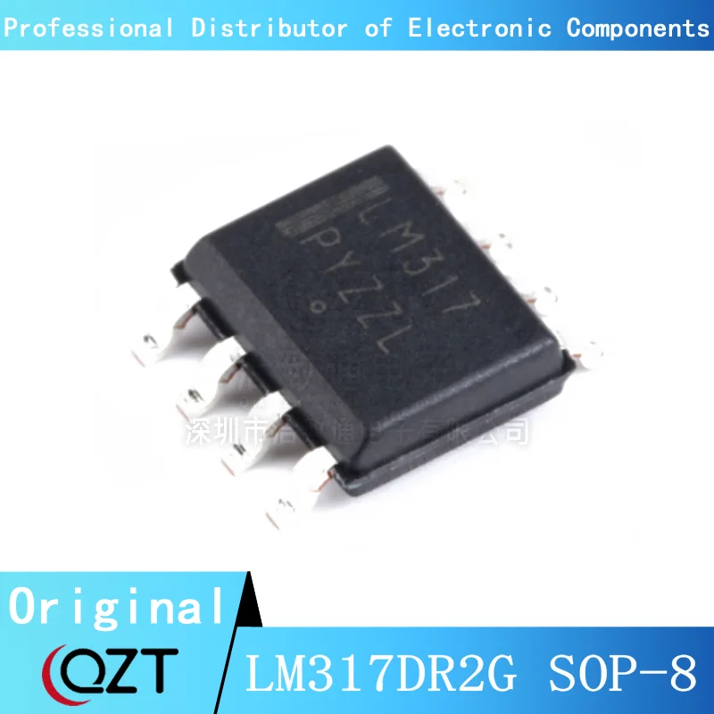 10pcs/lot LM317DR2G SOP LM317 LM317D LM317DR LM317LDR2G SOP-8 chip New spot