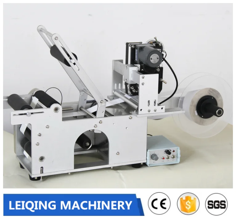 Adhesive Sticker Semi-automatic Bottle Labeling Machine with Date Code Printer/labeler Machine with Date Printer