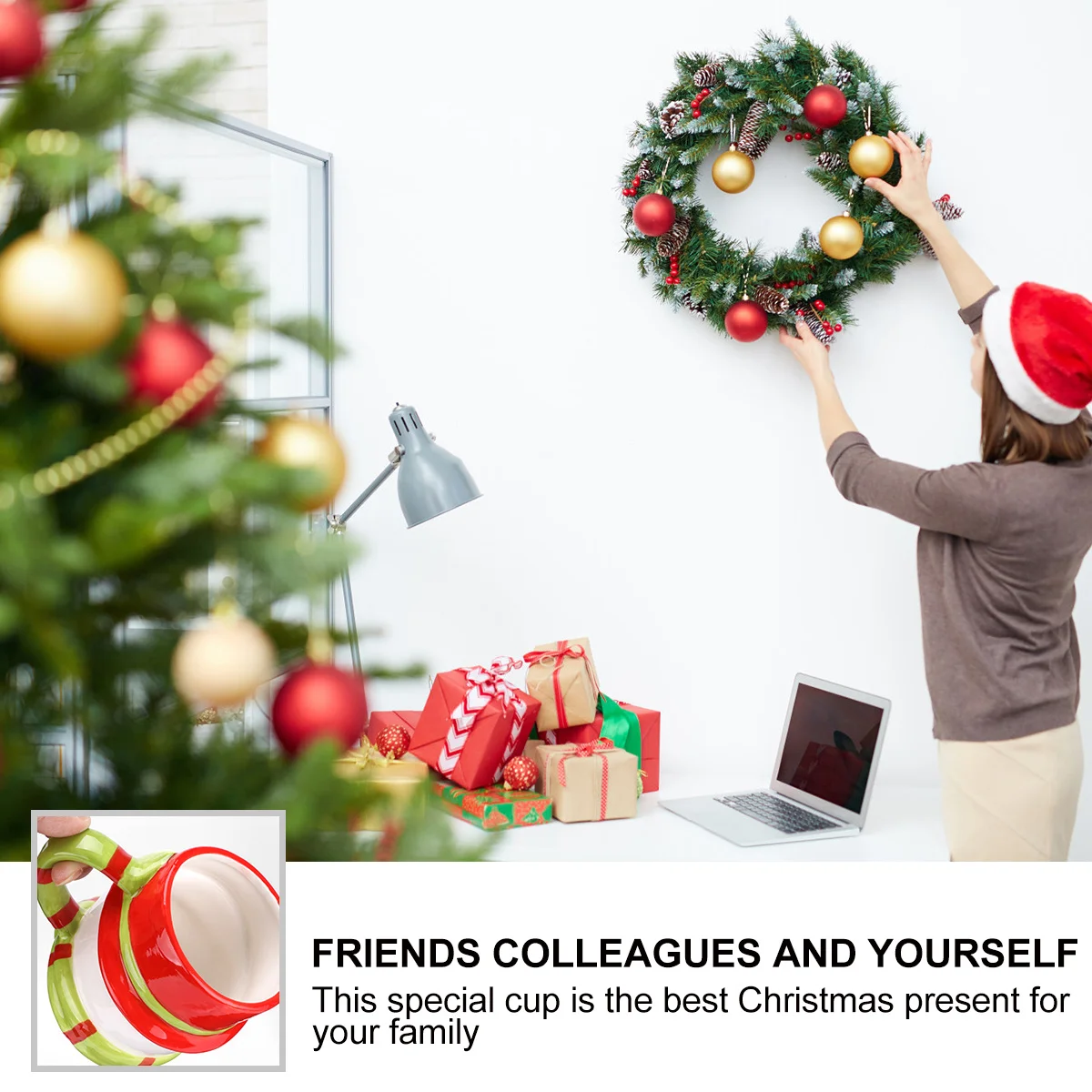 

1Pcs Ceramic Mug Christmas Snowman Creative Design Practical Home Office Cafe Restaurant Gift Ceramic Milk Mug