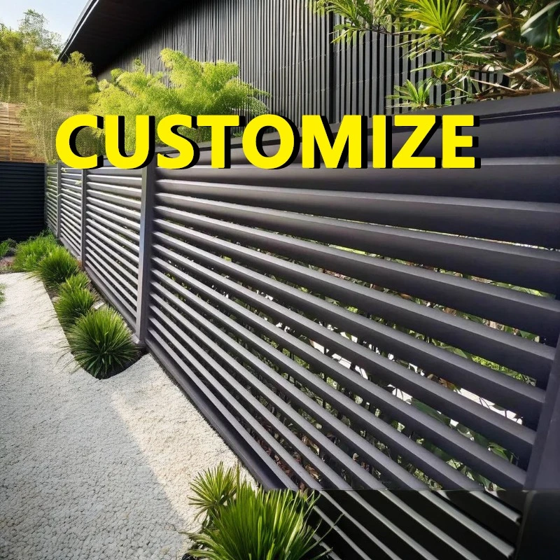 Any Size Custom WPC Privacy Fence Heavy Duty Durable Waterproof UV Resistant Outdoor Garden Backyard Patio All Decorative Panels