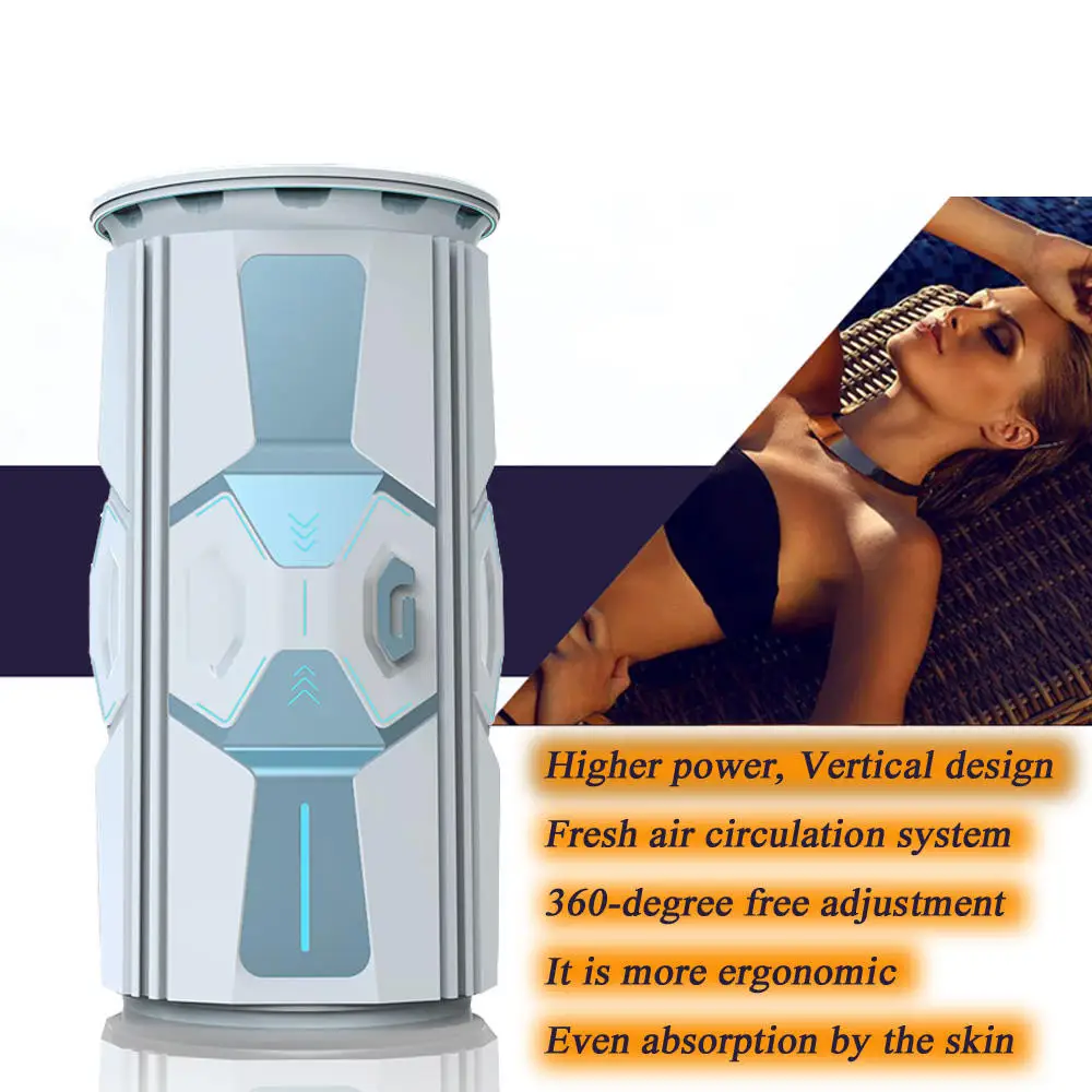 Gym standing / tabletop sunbathing beds indoor sunbathing machines for sale UV collagen sunbathing machines hair remove removal