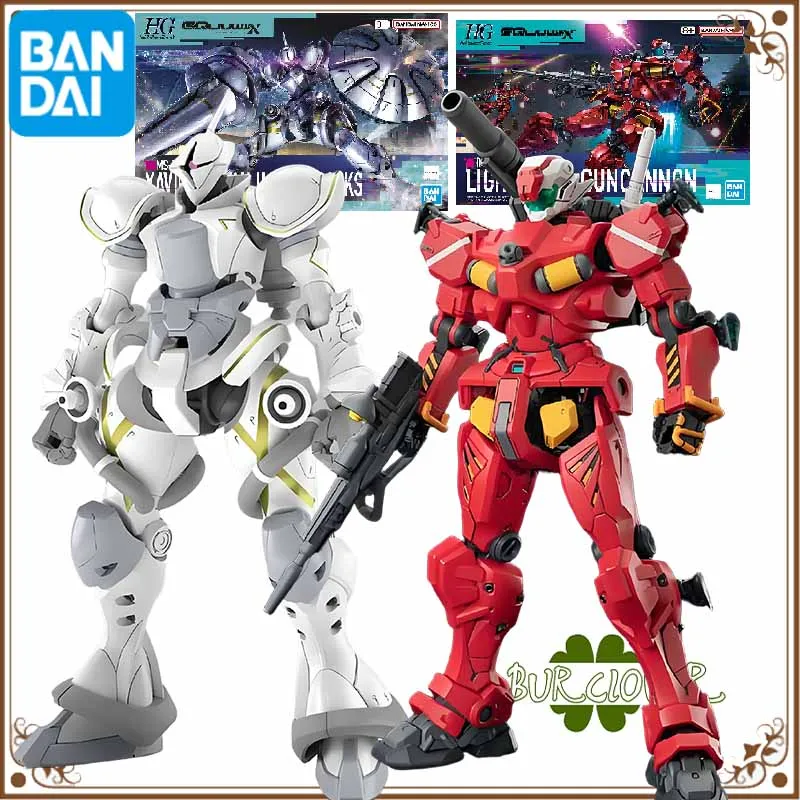 

Bandai Original GUNDAM HG Series Gundam GQuuuuuuX MS-15/H XAVIER'S GYAN HAKUJL-PACKS RGM-79 LIGHT-TYPE GUNCANNON Anime Action