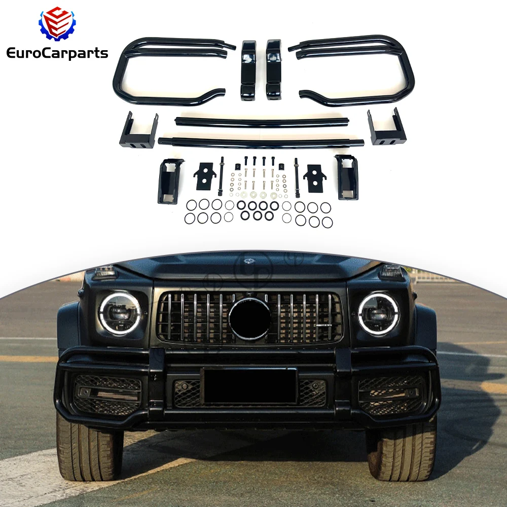 

G Class W464 Front Bumper Guard fit for 2019y+ W463A G63 Stainless Steel Material Front Bull Bar Car Accessory Body Parts