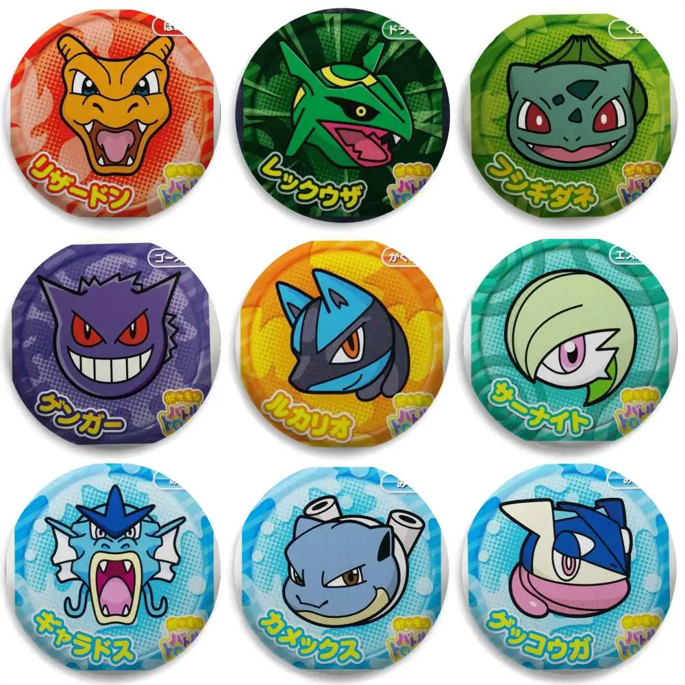 

Charizard Rayquaza Gardevoir Badges Round Exquisite Badge Brooches Creative Pins For Clothes Hat Backpack Gift Accessories