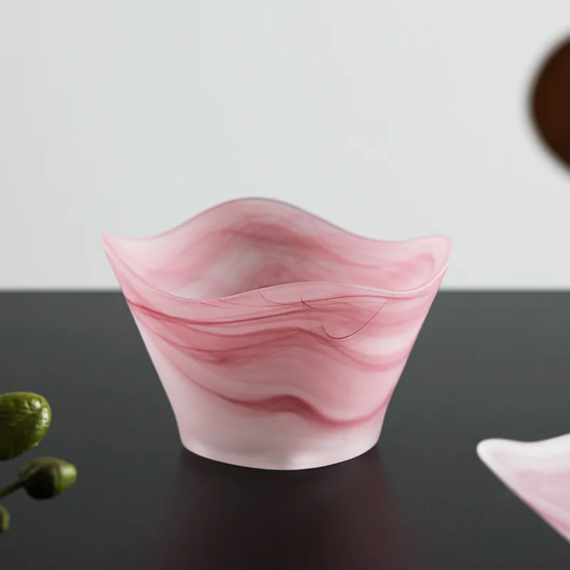 High-End Eco-Friendly Glass Fruit Plate Bowl for Modern Light Luxury Party Living Room Decor