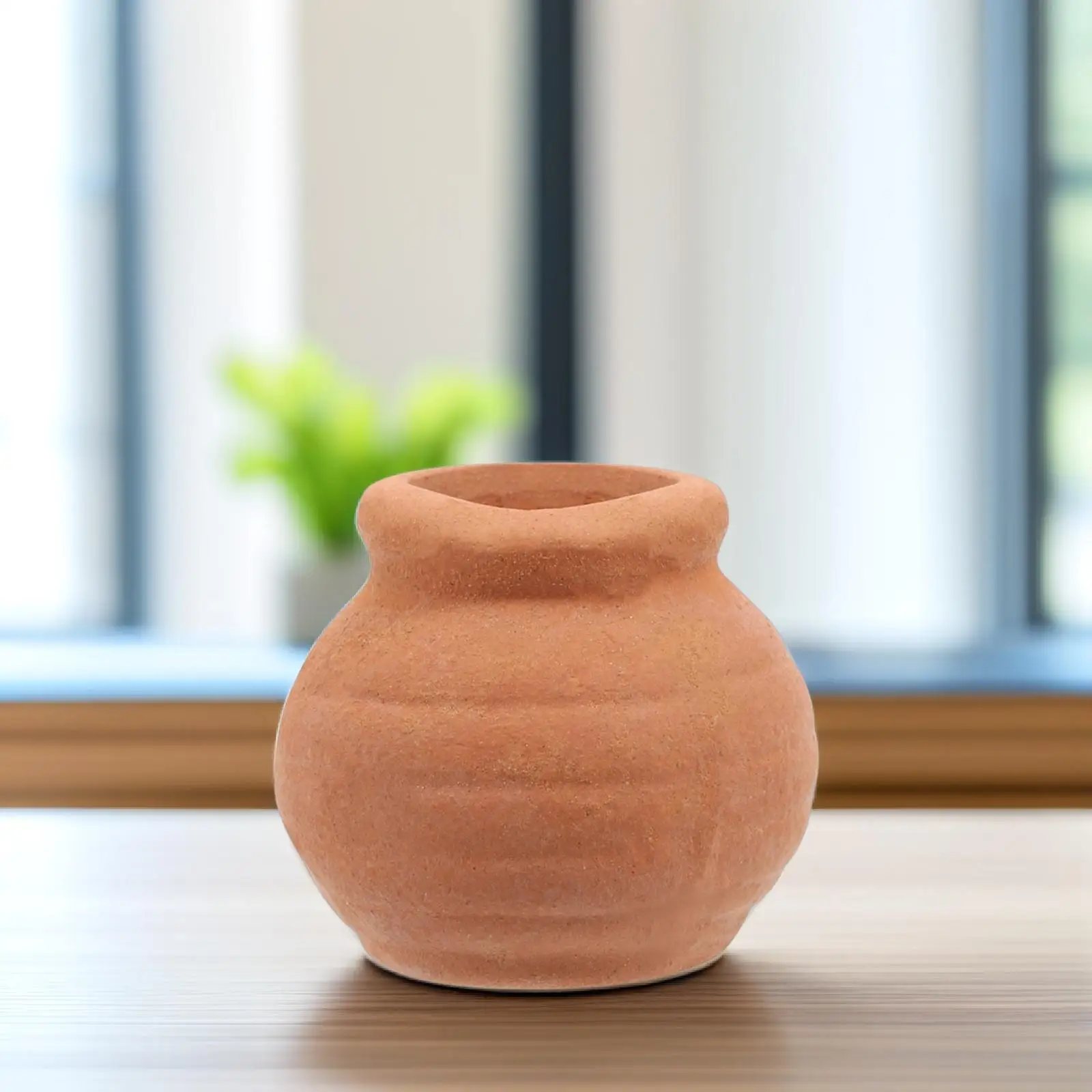 4 Pcs Mini Ceramic Flower Pots Small Round Basin for Plants Succulent Cactus Planter Nursery Clay Pot Gardening