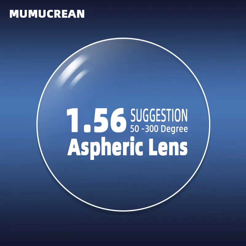 

MUMUCREAN Customized 1.56 1.61 1.67 1.74 Optical CR-39 Resin Aspheric Glasses Lenses Myopia Hyperopia Presbyopia Optical