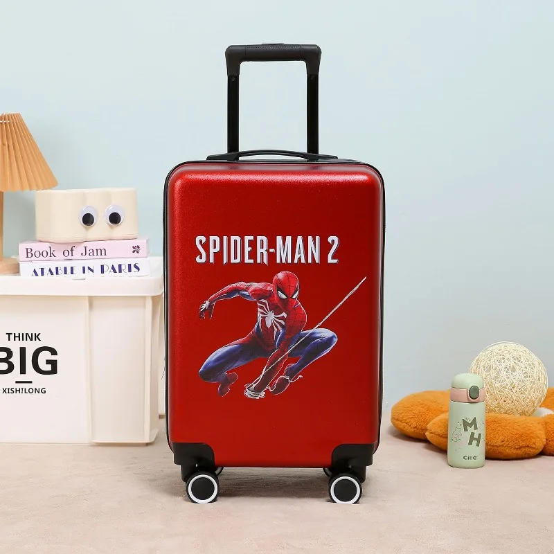 Marvel Spider-Man anime cartoon student luggage creative cool universal wheel travel password box anti-pressure boarding case