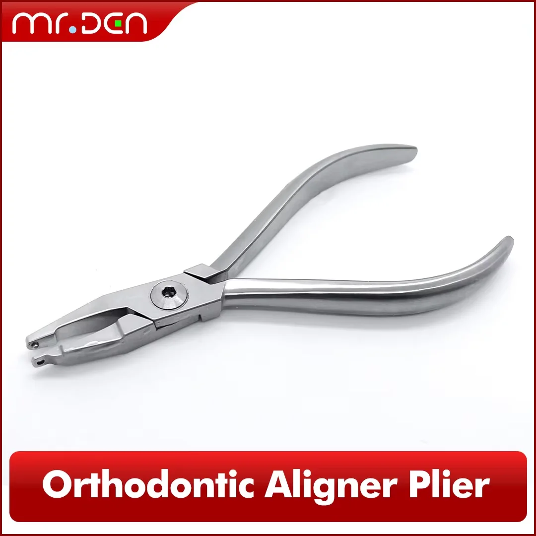 1PC Orthodontic Aligner Pliers Invisalign Hole Punch Forceps Mini Dot Forceps Dental Bubble Thermal Retention Plier Dentist Tool