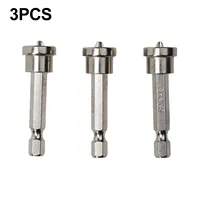 3pcs 25mm/50mm Magnetic Positioning Drywall Screwdriver Gypsum Board Plasterboard Screws Locating Batch Head Drilling Tools ﻿