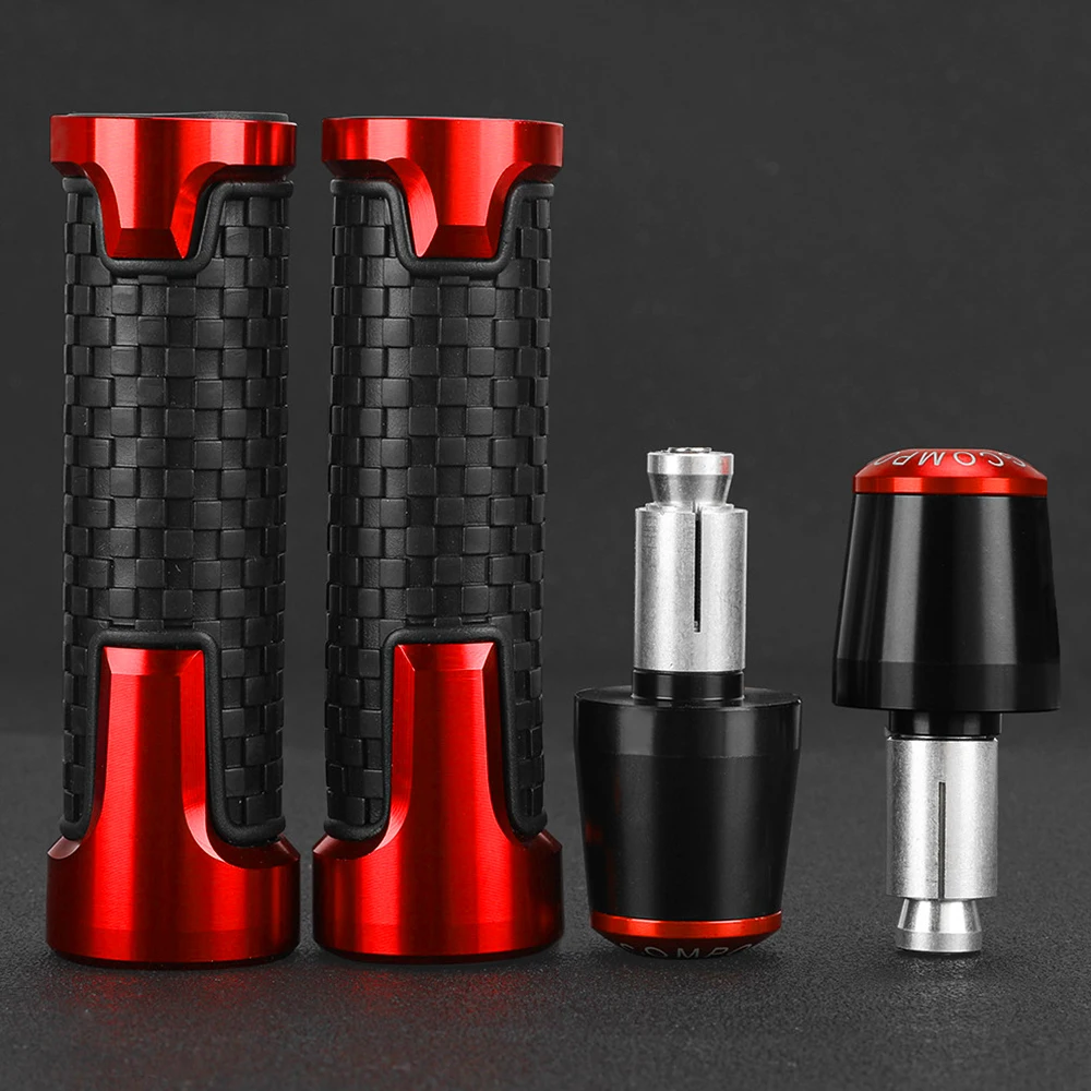 7/8\'\' 22mm Handlebar Grips Motorcycle FOR KYMCO DOWNTOWN 125/200/300/350/350i Handle Bar Cap Grip End Plugs 2021 2022 2023 2024