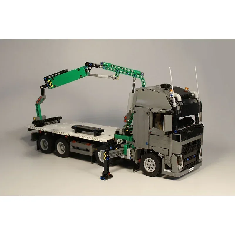 Ville Main Transport Grue MOC-34643 rapMachine Assemblage nuits Modèle Monté Pièces Techniques 1535pcs Enfants Anniversaire Jouet Cadeau