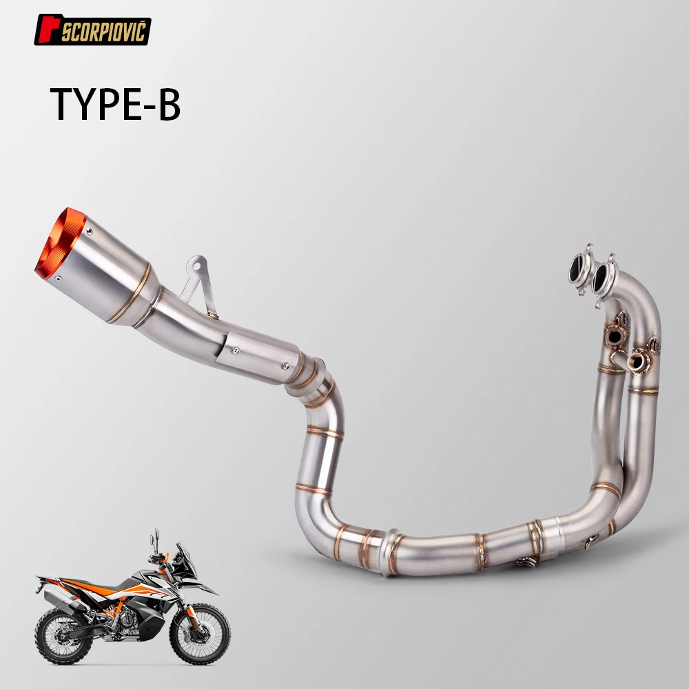 For KTM DUKE 790 Duke 890 890R KTM 790 Adventur R KTM790 R Rally 19 - 22 Motorcycle Modify Mid Link Pipe