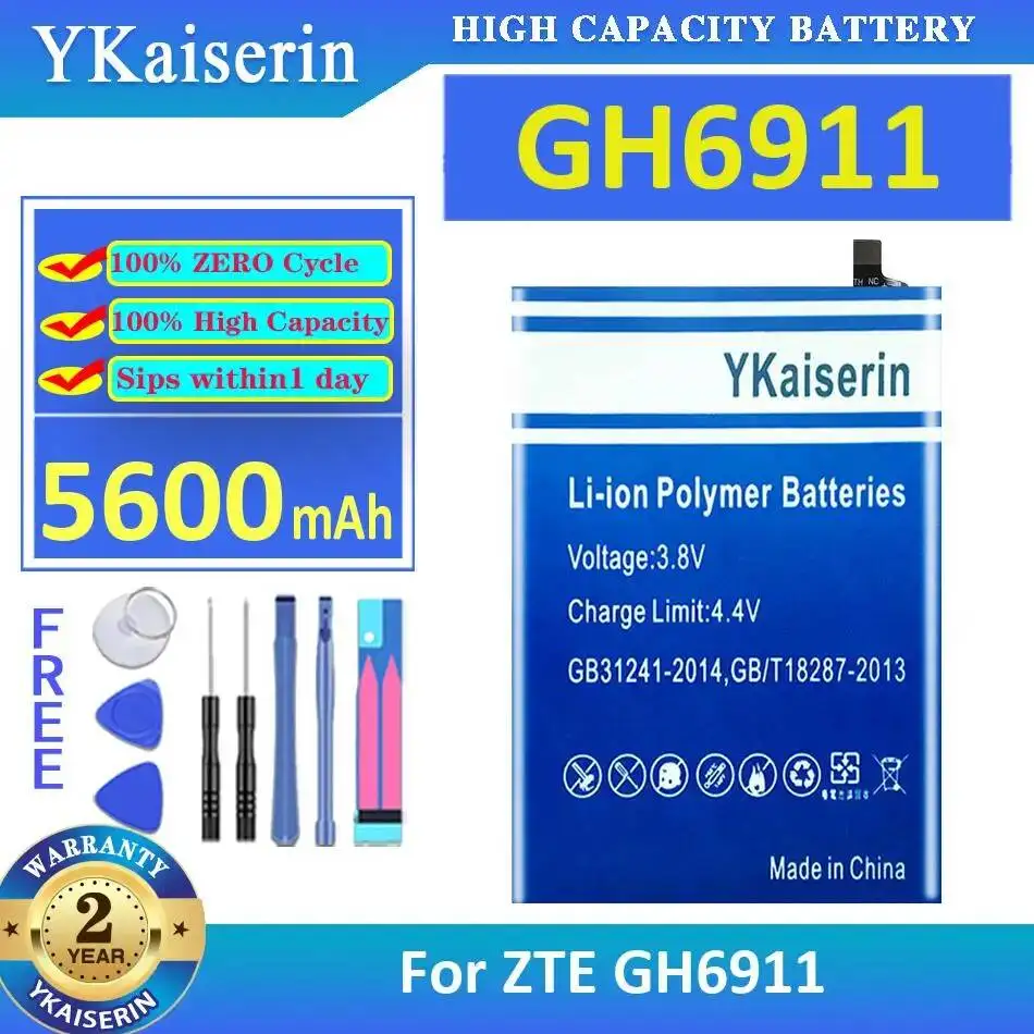 

High Compatibility For Zte GH6911 Mobile Phone Battery 5600Mah