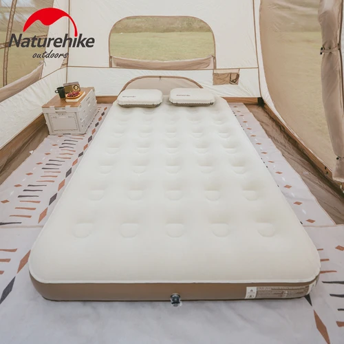 네이처하이크 팽창식 에어 매트리스, 초경량 이중 팽창식 매트리스, 수면 에어 매트, 야외 캠핑 장비