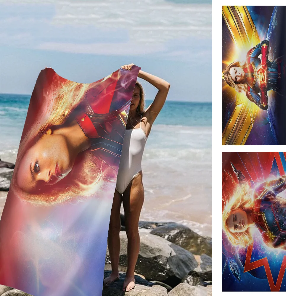 C-Captain M-Marvel Towel Thickened Absorbent Bath Towel Soft Face Towel for Home