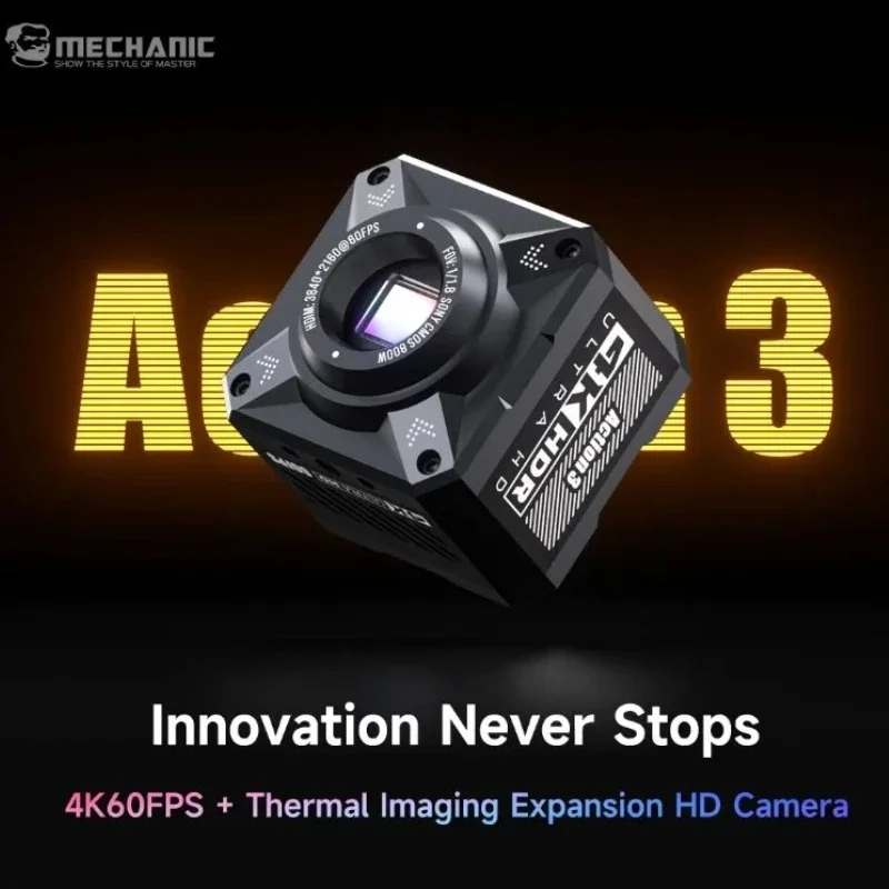 MECHANIC Action 3 High-definition Microscope Camera 4K HDMI USB CMOS 1080P Video Vision Inspection IC Chips Soldering Repair