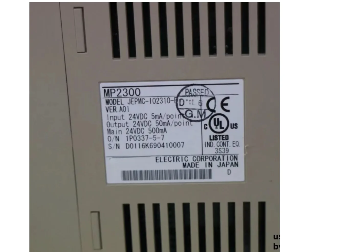 Módulo básico MP2300, controlador de módulo Digital JEPMC-MP2300