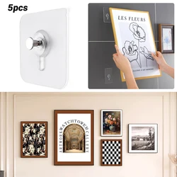 5/10/20pcs Self adhesive Punch Free Wall Hook for Hanging Pictures and Frames for Home Decor Organization Hardware accessories