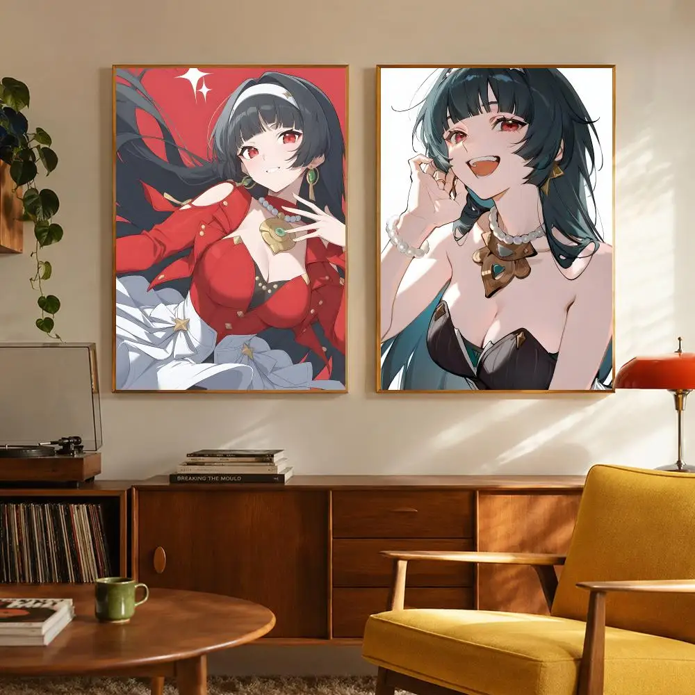 Game Character Z-Zenless Zone Zero Astra Yao Poster Digital Solvent Print Waterproof PP Fade-Resistant Wall Art Room Decor Gift