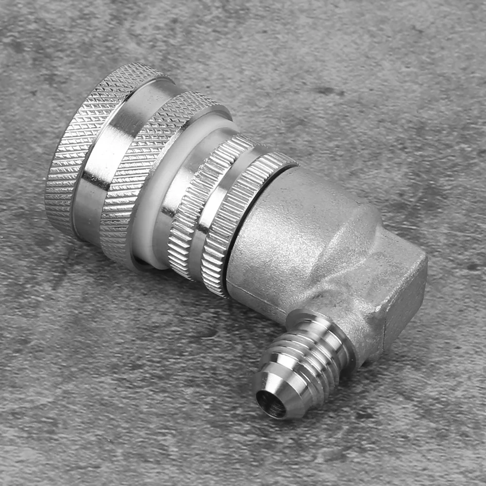 Keg Quick Disconnect Barb Gas Ball Lock Stainless Steel Ball Lock Keg Quick Disconnect with MFL1/4inch Fitting Gas Corny Fitting