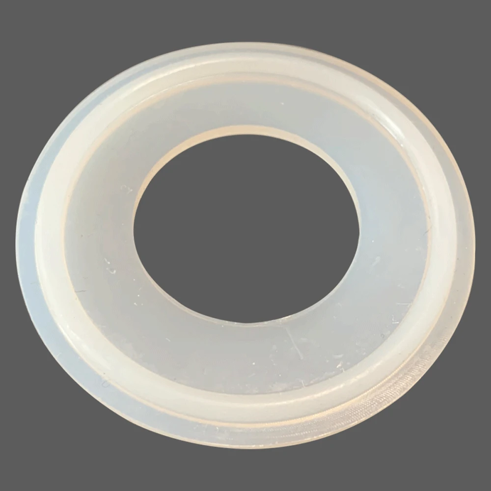 12.7 19 25 32 38 51 -305mm Sanitary VMQ Slicone Seal Gasket Strip With Flanging For 1/2" 3/4" 1" 1.5" 2" 2.5" 3" -12" Tri Clamp