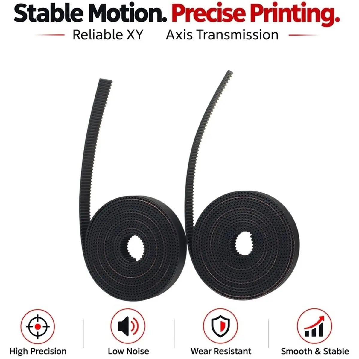 For Creator 5/5 Pro XY Belt Kit Low Noise and High Accuracy Motion for Creator 5/5 Pro 3D Printer Parts