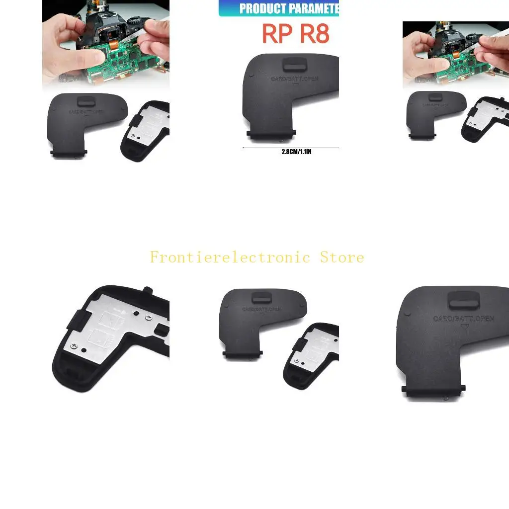 G8DB Replacement Battery Door For RP Camera Battery Cover Durability ABS Metal Construction Perfect Fit Easy Installation
