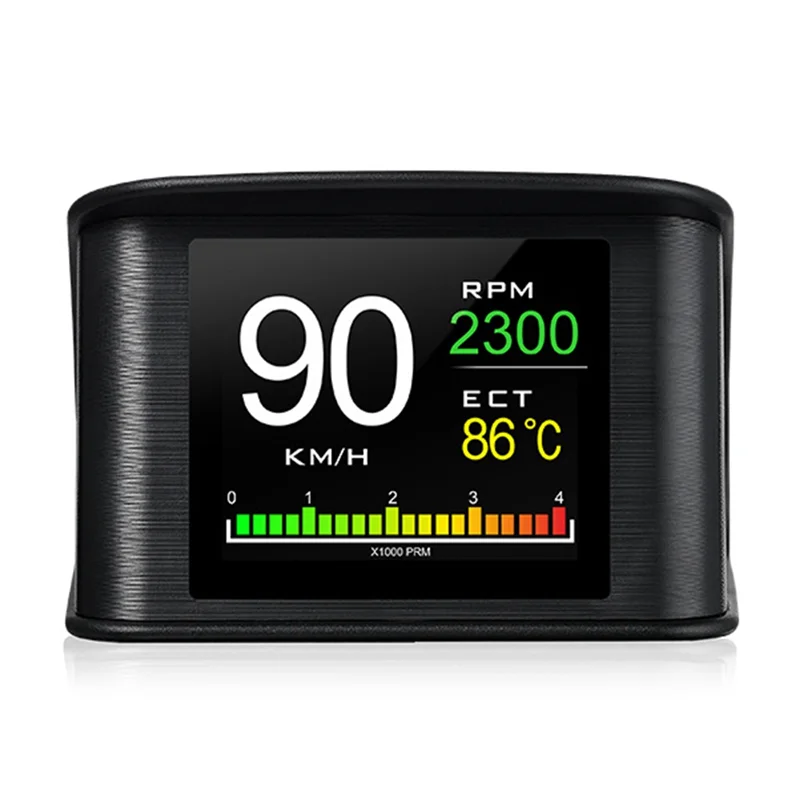 

X39A-P10 OBD Smart Digital Meter For Car HUD Head Up Display For Car Speedometer Temperature RPM Mileage Custom Overspeed Alarm
