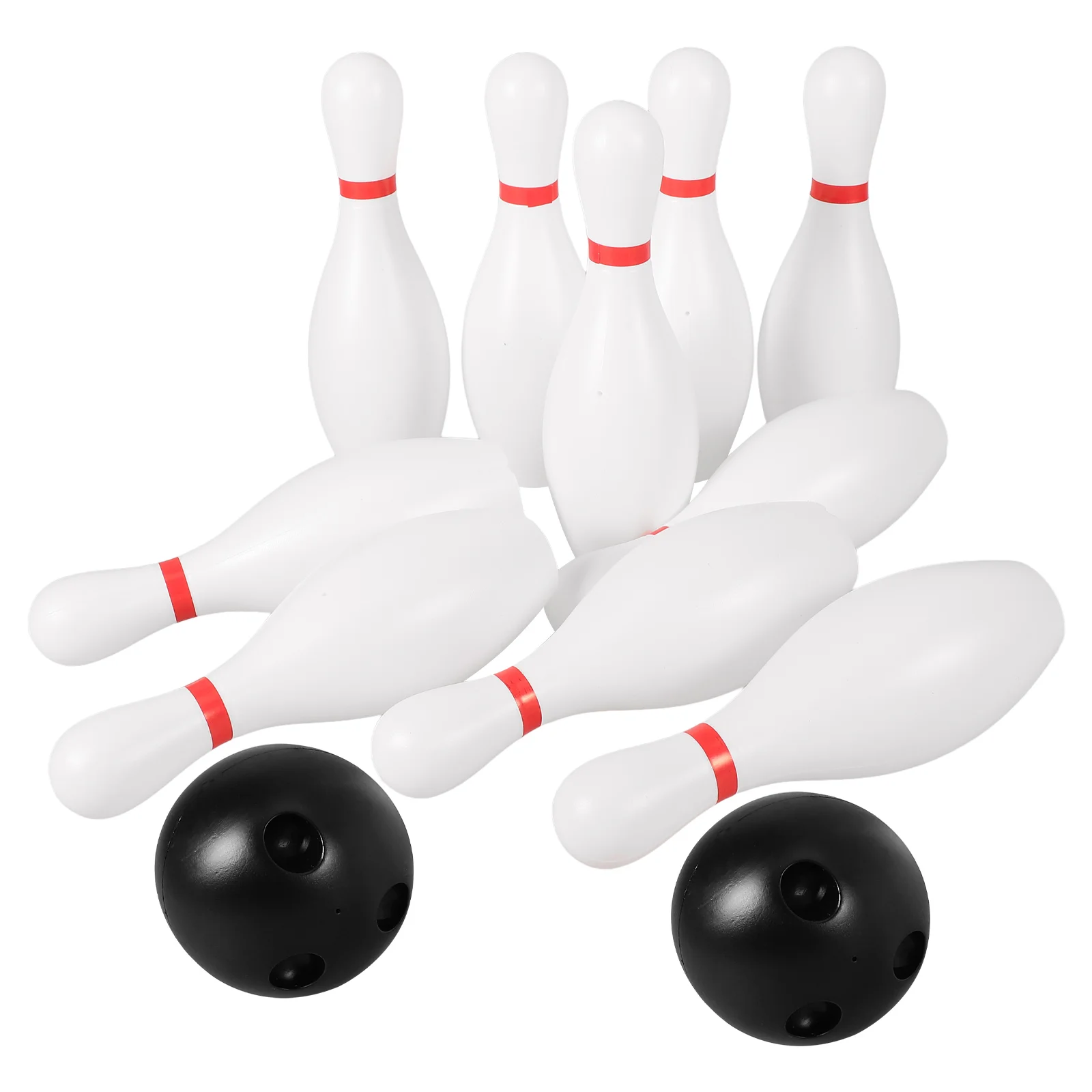 1 set palline da bowling per bambini giocattolo da bowling in plastica giocattolo sportivo da bowling per interni all'aperto set di palline da bowling set da bowling per bambini