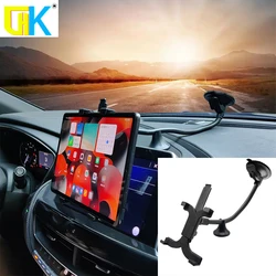 Araba Tablet tutucu uzun kol emme kupası dağı için iPad Pro hava 7-13 ''Xiaomi Tablet SUV kamyon araç asansör Uber cam pencere