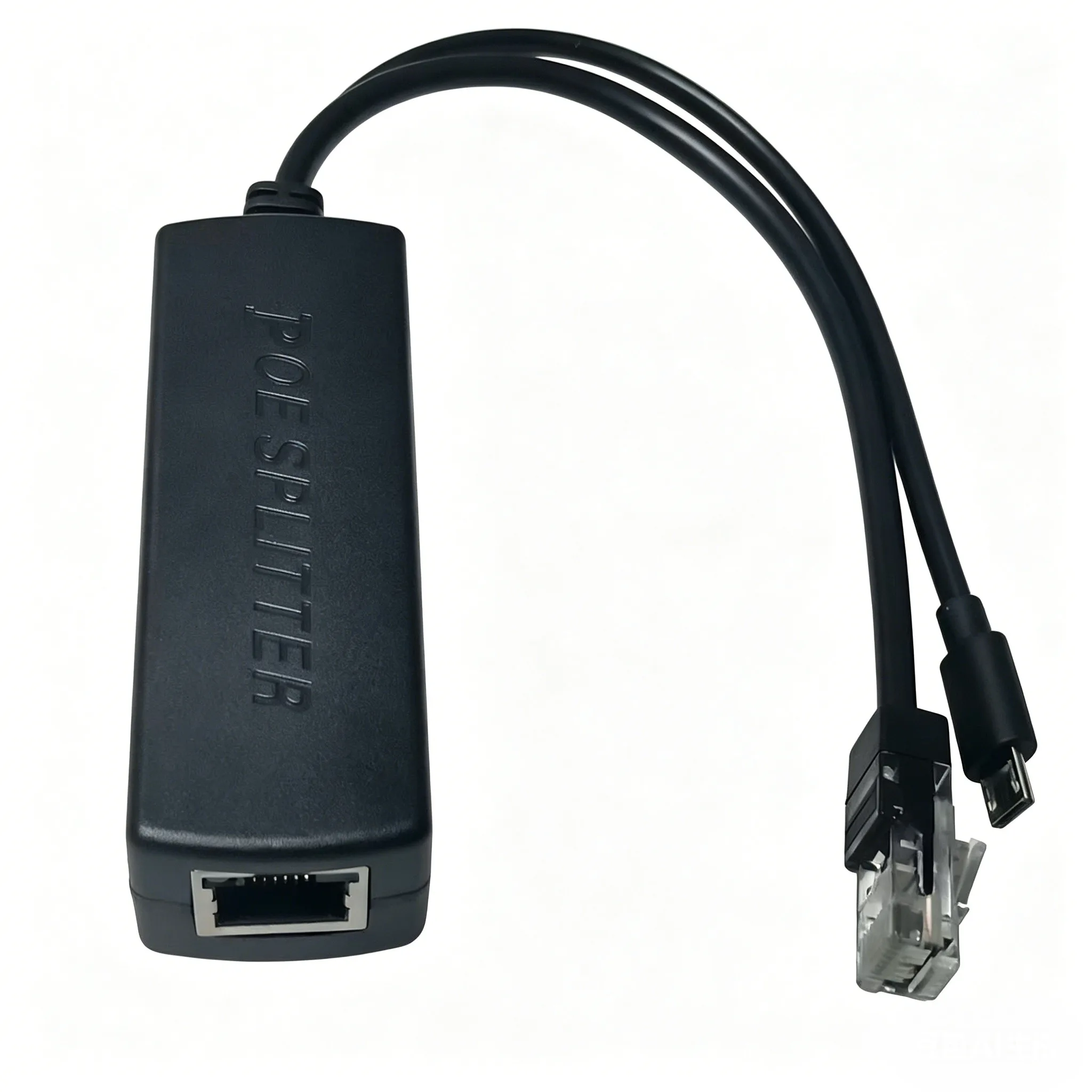 

10/100Mbps POE Splitter Micro USB 48V to 5V Standard Output 5V 2A Isolated For Switch Ports CCTV IP Cameras