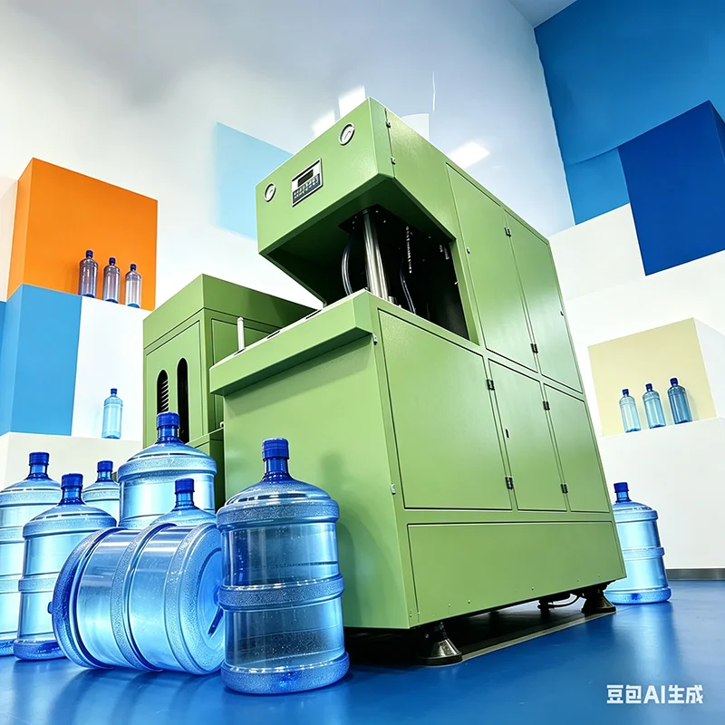 2 Cavity Automatic PET Stretch Blow Molding Machine for 330ml CSD and Juice Bottle