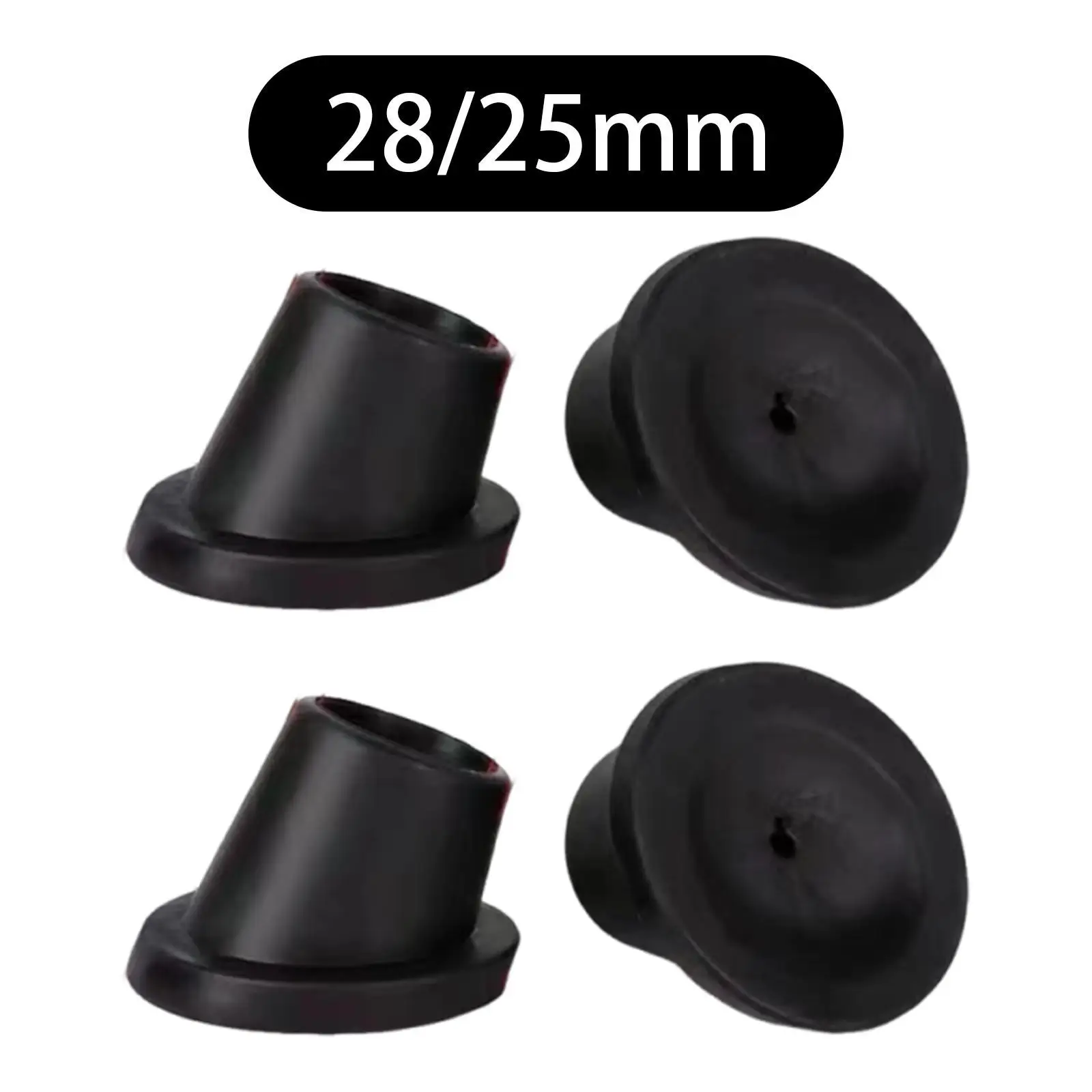 

4x Replacement Feet Accessories for Shower Chair Heavy Duty Universal Premium Chair Leg Caps Slope Rubber Feet Pads Rubber Tips