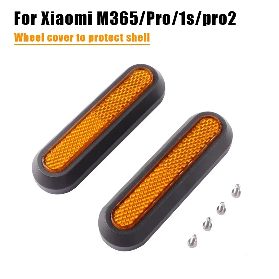 Rear Wheel Cover Protective Hub Reflector Covers Strip For Xiaomi Mi3 M365 PRO 2 1S PRO Electric Scooter Reflective Back Shell
