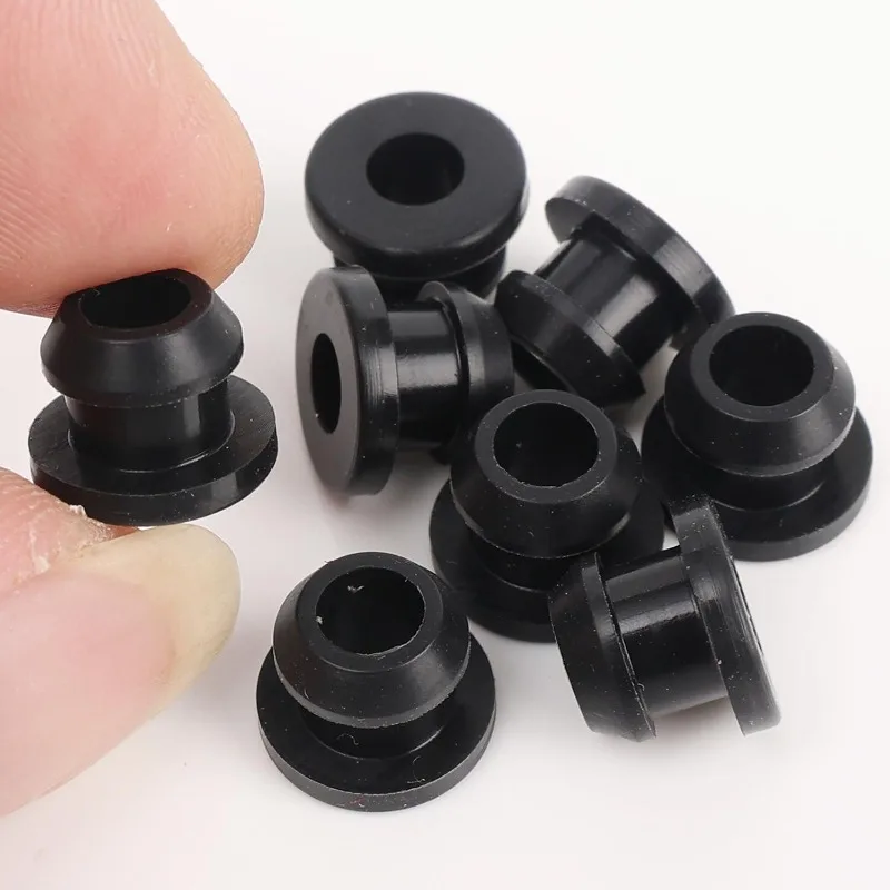 RVs Trailer High-Temperature Resistant Through-Hole Silicone Wire Protector for Accessories Automobiles Vehicle Parts 1-20Pcs