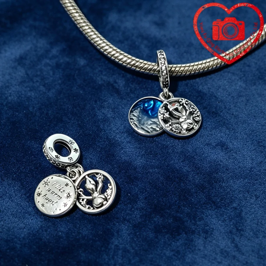 Heißer Verkauf: Feine Charm-Perlen in Form von Spinne, Hase, Kuh, Maus, Schwein, Hund, Bär, Elefanten, passend für Original 925 Silberarmbänder, DIY-Schmuckgeschenke