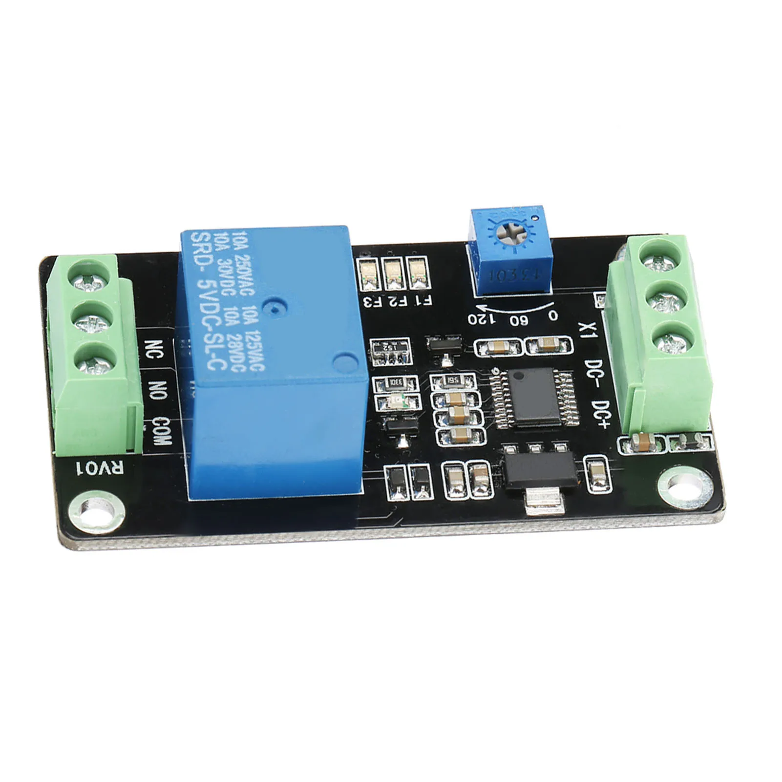 وحدة تأخير التتابع/القفل الذاتي/مفتاح التأخير/تأخير التشغيل/الخطوبة/أكثر من 555 مؤقت تيار مستمر 5 فولت/12 فولت/24 فولت #5