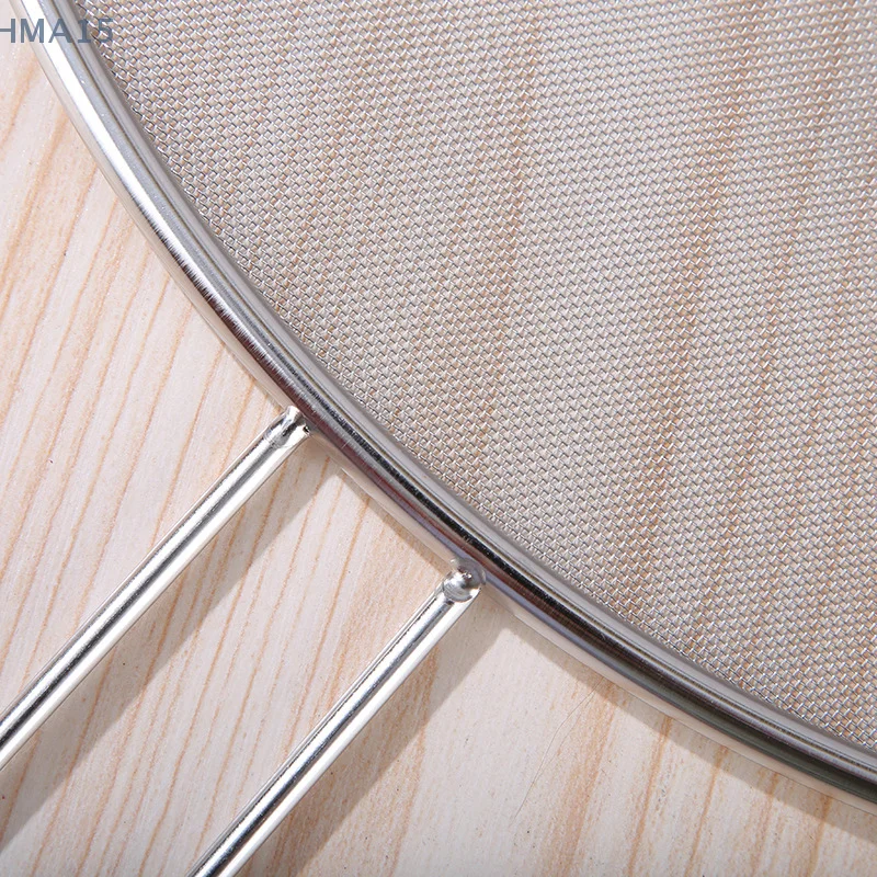 Stainless Steel Pan Mesh Guard Screen Cooking Frying Anti Splatter Guard Oil Net Grease Splatter Cover