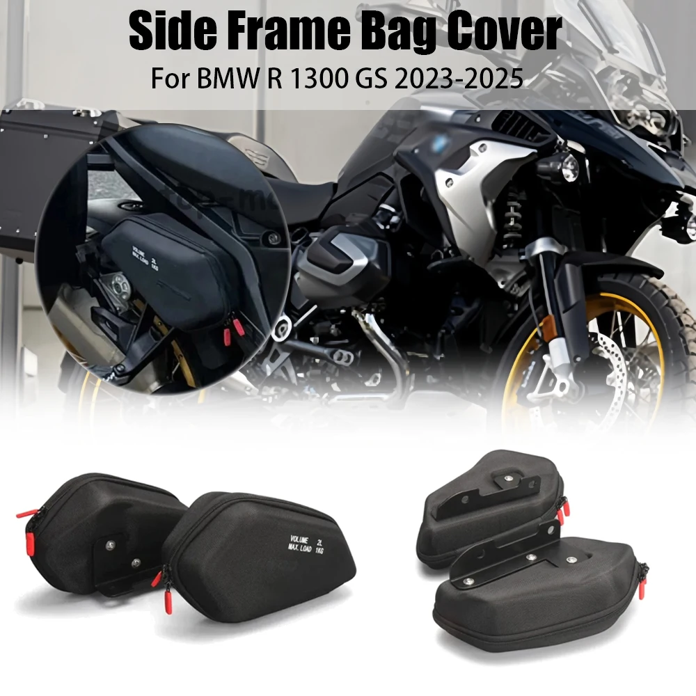 Waterproof Side Frame Storage Bag Cover For BMW R1300 GS 2023 2025 Motorcycle  Luggage Saddle Bag Accessories