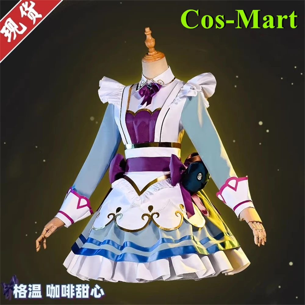 

Костюм для косплея Гвен из игры LOL от Cos-Mart: Элегантное платье горничной в стиле Лолита для вечеринок и ролевых игр, на Хэллоуин