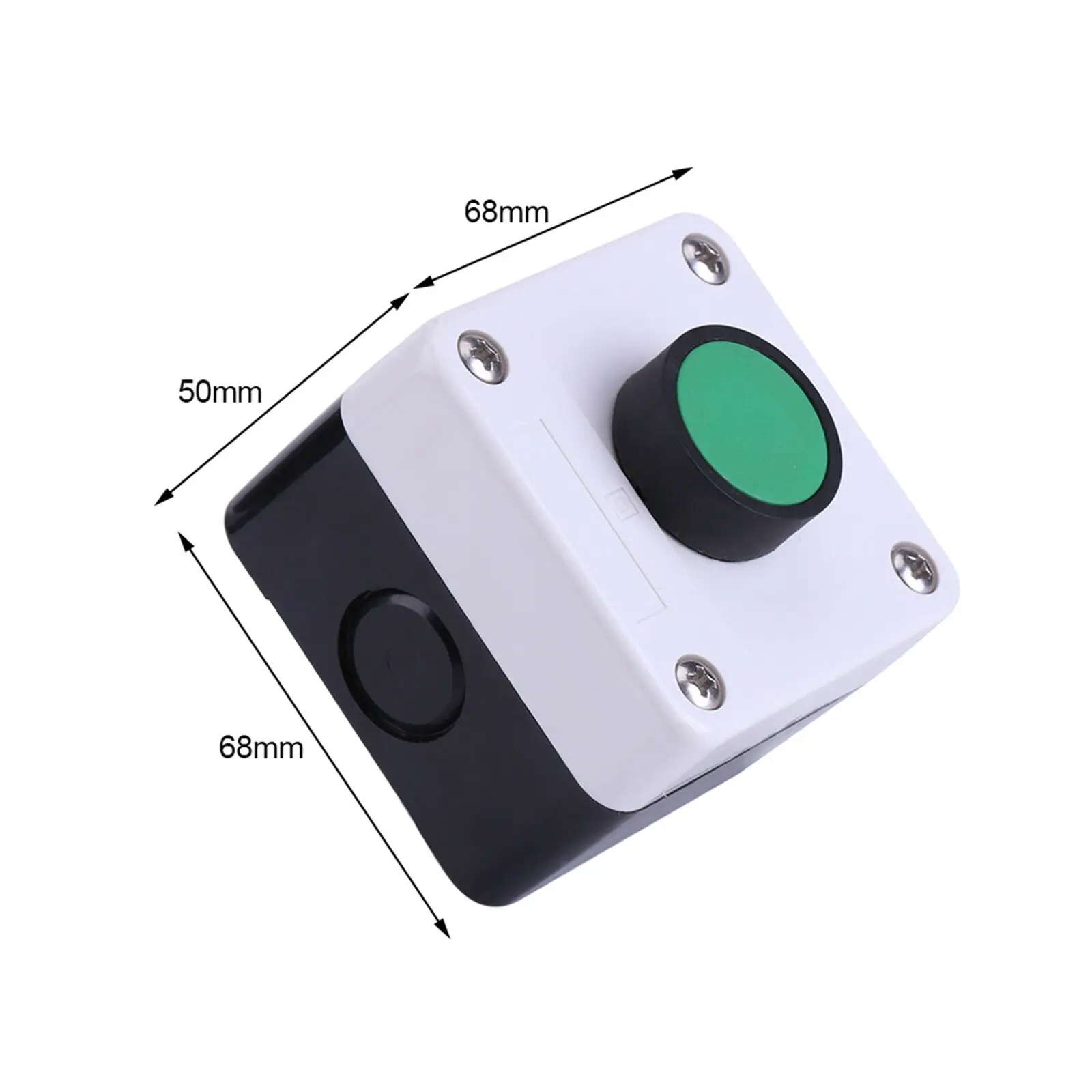 New Weatherproof Green Push Button Switch One Button Control Box For Gate Opener Abs Auto Parts Car Accessories