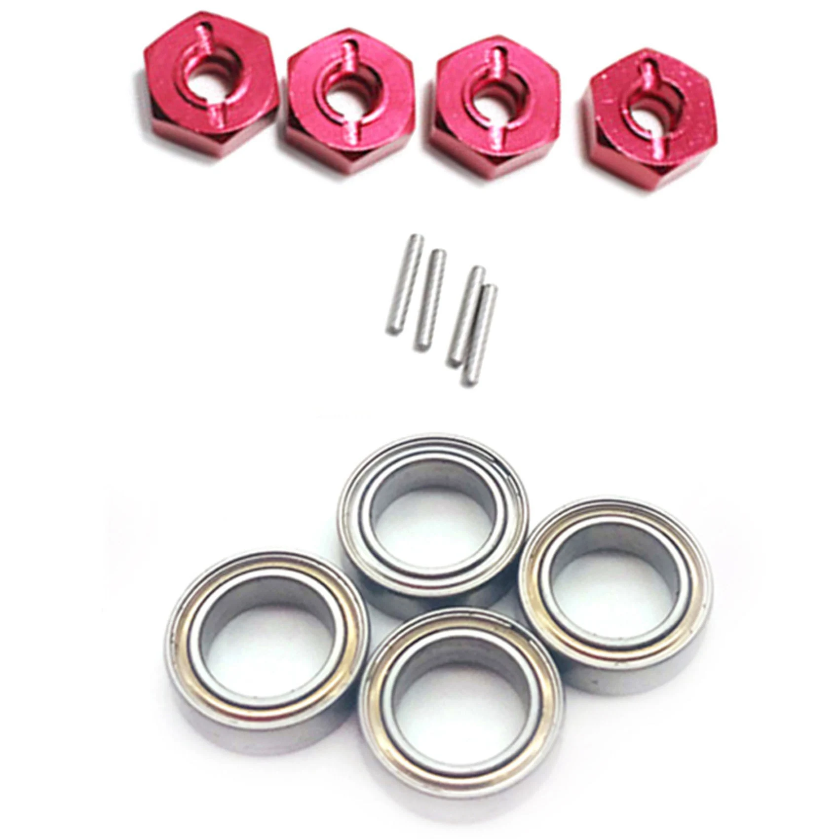 ABWE-combinación de Metal, rojo con rodamiento 144001-1297 para piezas de coche Wltoys 144001 1/14 4WD RC